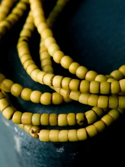 Women Imogene + Willie Jewelry|Accessories*vintage yellow trade bead necklace