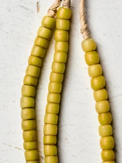 Women Imogene + Willie Jewelry|Accessories*vintage yellow trade bead necklace
