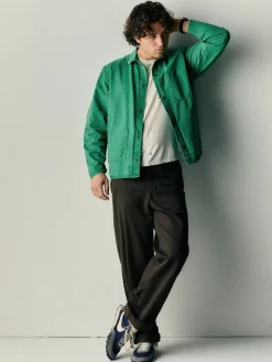Imogene + Willie Jackets*welder's jacket in seagreen ripstop