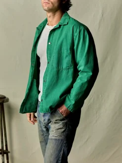 Imogene + Willie Jackets*welder's jacket in seagreen ripstop